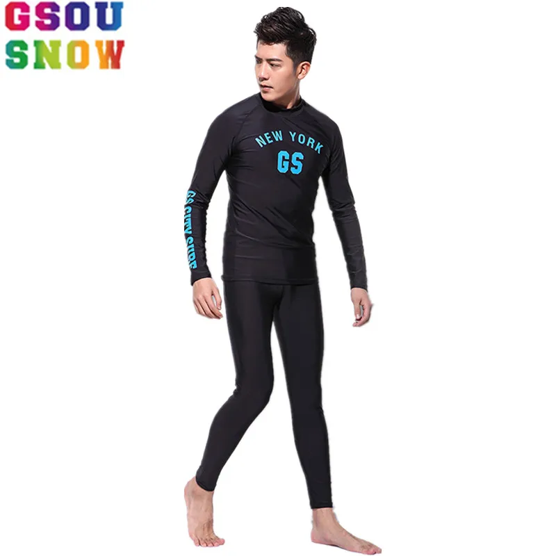 Мужские штаны для плавания GSOU SNOW эластичные летние плавательные фитнеса