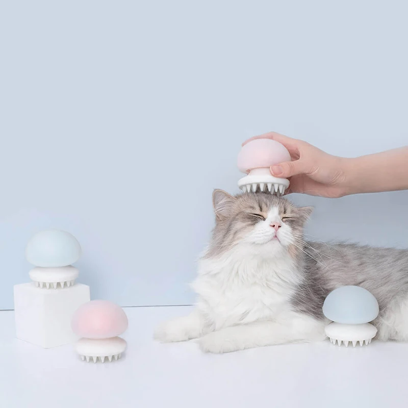 Xiaomi Mijia Furrytail Медузы Массажер для домашних животных расческа отрицательные ионы