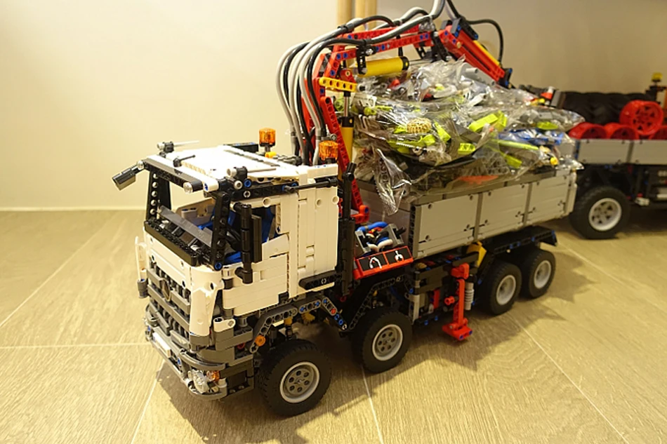 20005 Technic серия Arocs модель грузовика наборы 2793 шт строительные блоки кирпичи совместимые 42043 для игрушки на день рождения