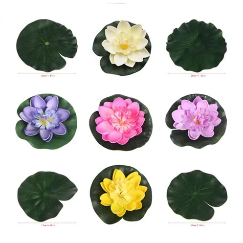 1 шт. растительный орнамент 10 см украшение для дома сада пруда искусственный