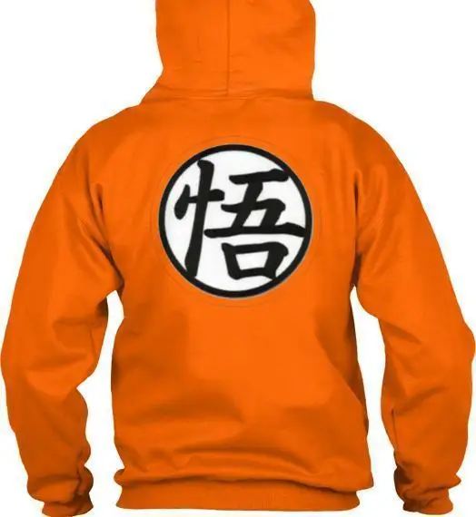 Cloudstyle Dragon Ball мужские толстовки Goku с символом кандзи 3D печатных с капюшоном пуловеры толстовки Harajuku уличная Толстовка для мужчин