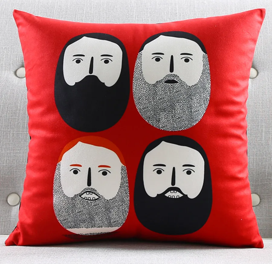 Бесплатная доставка! Красочная квадратная декоративная подушка/Чехол almofadas 45 53