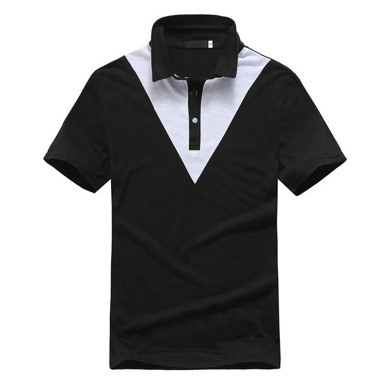 

Men's short-sleeved T-shirt casual stitching cotton men's short-sleeved shirt