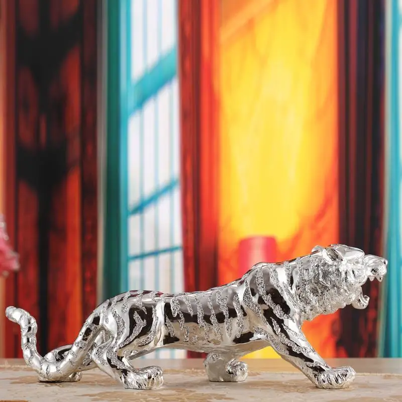 Скульптура Тигра статуя для бизнеса подарки на удачу ремесла гостиной офиса