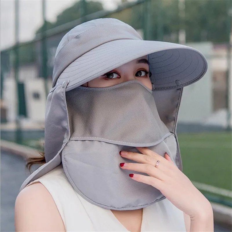 Летняя 2019 Защитная крышка для шеи Chapeu Feminino защита от ультрафиолета женские