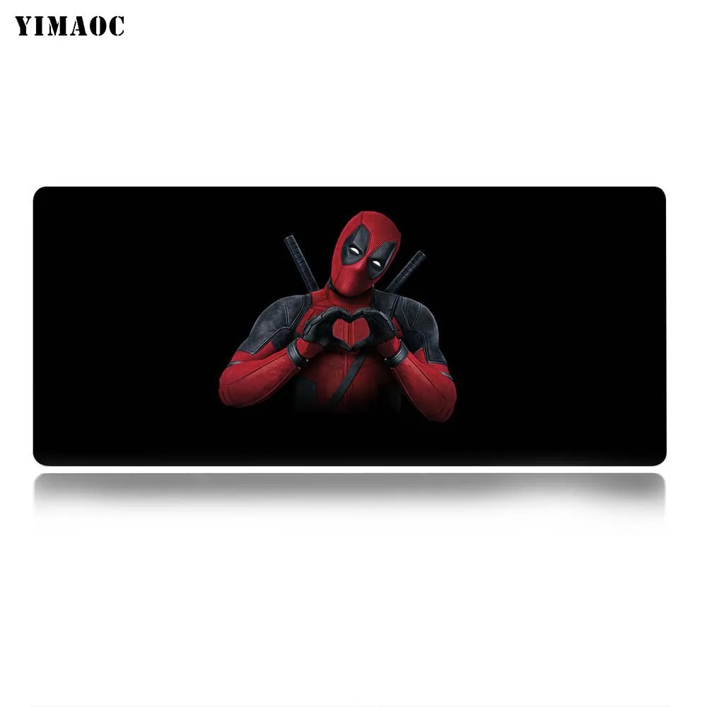 YIMAOC Marvel comics Deadpool коврик для мыши 40x90 см компьютерный коврик для мыши Противоскользящий коврик для игровой мыши из натурального каучука - Цвет: MP5 40x90cm