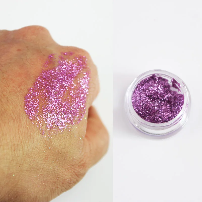 pink purple glitter Фестиваль Блеск Гель боди-арт косметика для лица глаз волосы макияж Декор наклейки массивные блестки Purpurina Cara Hojuelas Para Ojos - Цвет: pink purple glitter