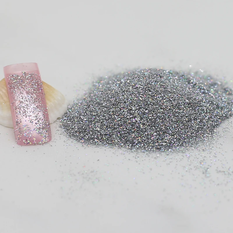 Хит продаж маленькие розовые акриловые ногти декоративные блестки блестящая