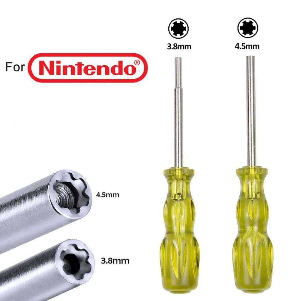 3 8 мм/4 5 mmSecurity отвертка для NGC/ПФС/N64/для SEGA Хост машина WII/Мощность Tamperproof отверстия