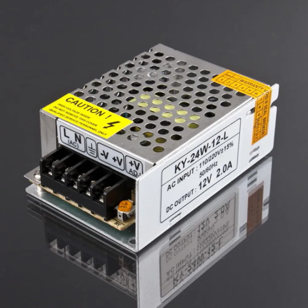 Новое поступление драйвер 4 светодиодные ленты Новый DC 12 V 2A 24 W импульсный