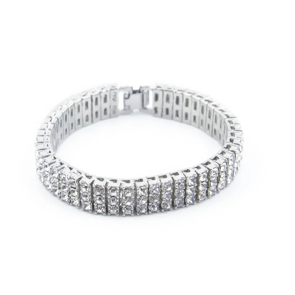 Браслет цепочка мужской золотистый шириной 1 5 см и длиной 20 см|bling bracelet|for