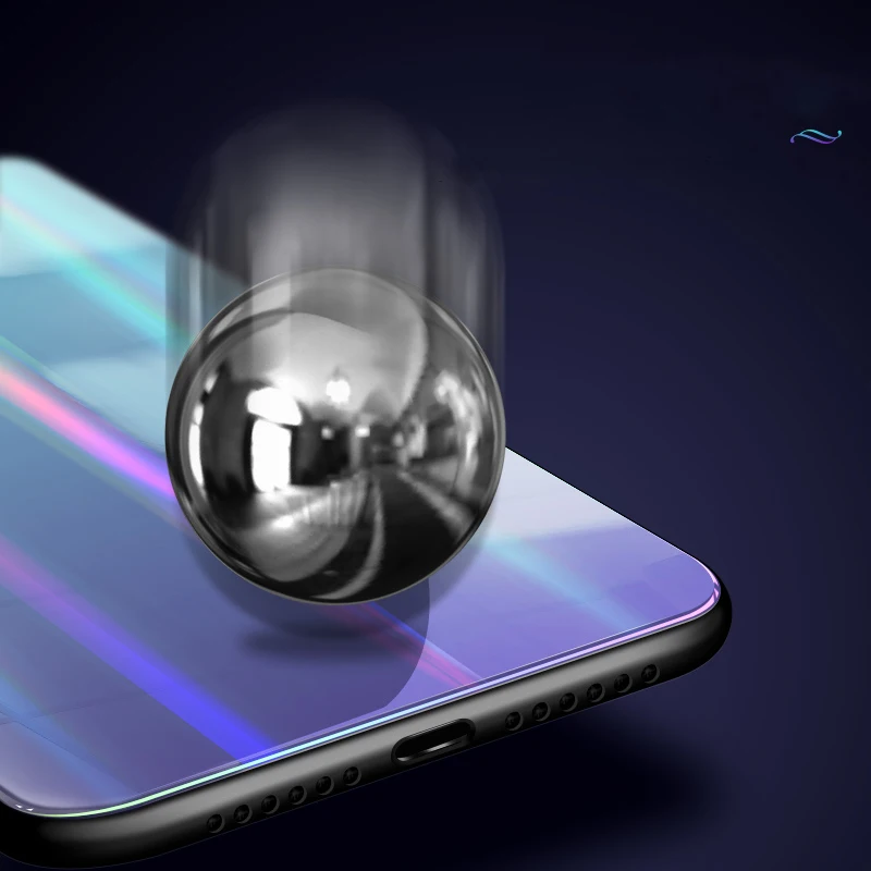 Amzboon градиентная стеклянная крышка для iphone XS Max чехол Ультратонкий XR Aurora 6 7 8 PLus Coque