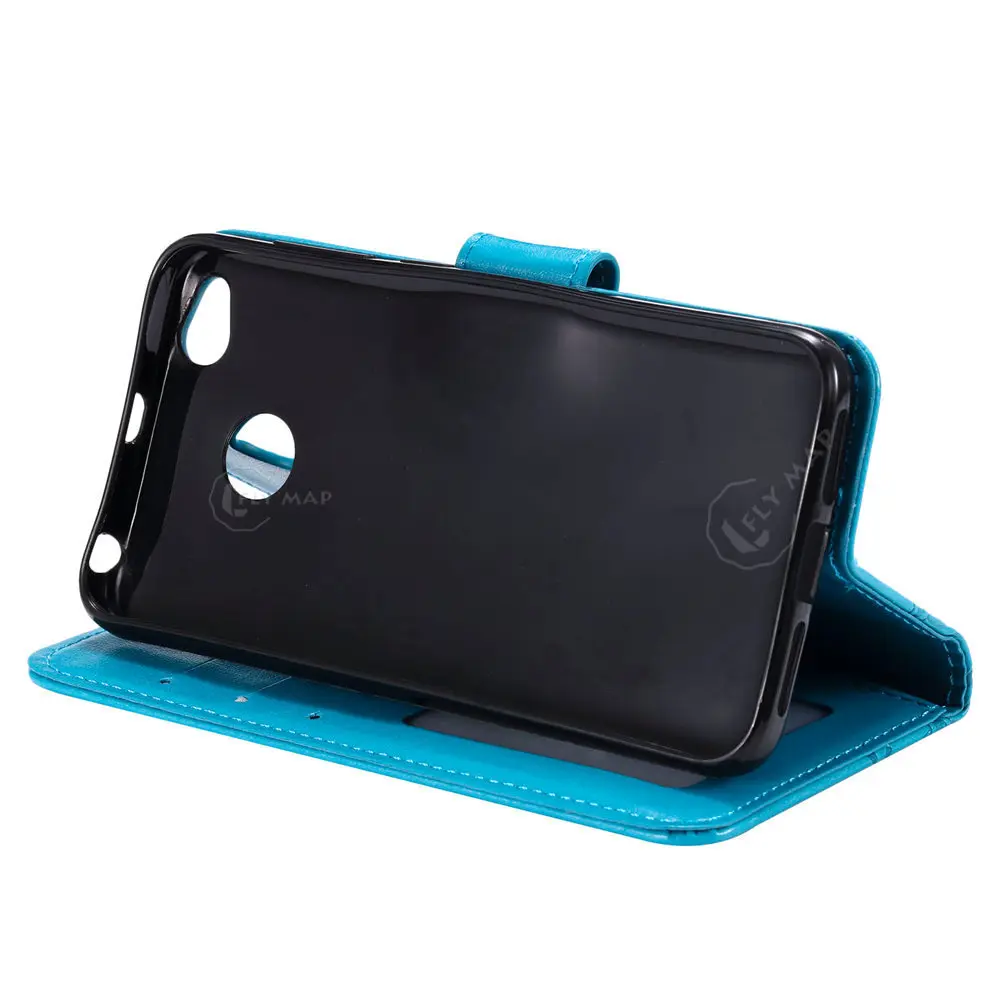 Flip Wallet Case For Xiaomi Redmi 4X X4 Floral Leather Phone Cover Capa Coque for xiao mi red Hongmi 4 x MAG138 MAT136 MAE136 | Мобильные