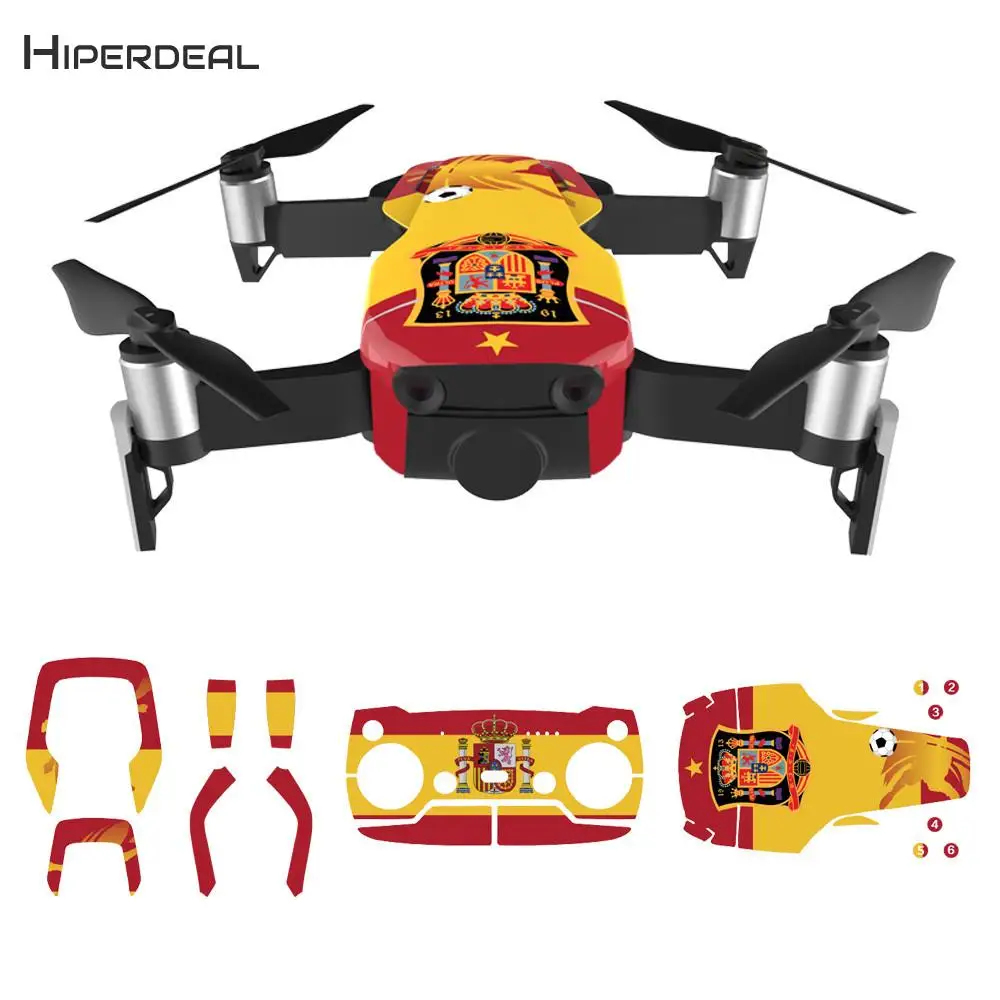 Стикеры для DJI Mavic Air Футбол игровую тематику 3M Водонепроницаемый наклейка скины Стикеры протектор страна стикер для дрона QIY26