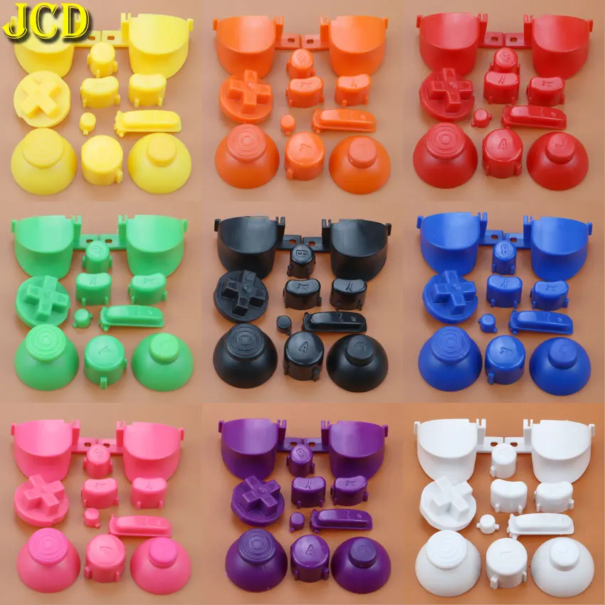 Полный набор JCD колодки для геймпада кнопки A B X Y L R с 3D крышкой джойстика NGC