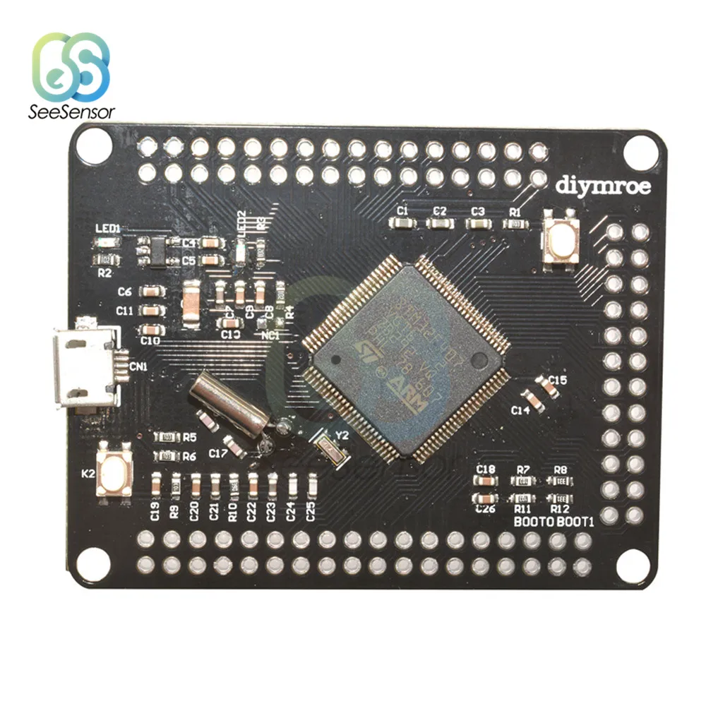 Плата разработки STM32F4 Discovery STM32F407VGT6 ARM 32 бит MCU Core SPI I2C IIC интерфейс UART ISC модуль