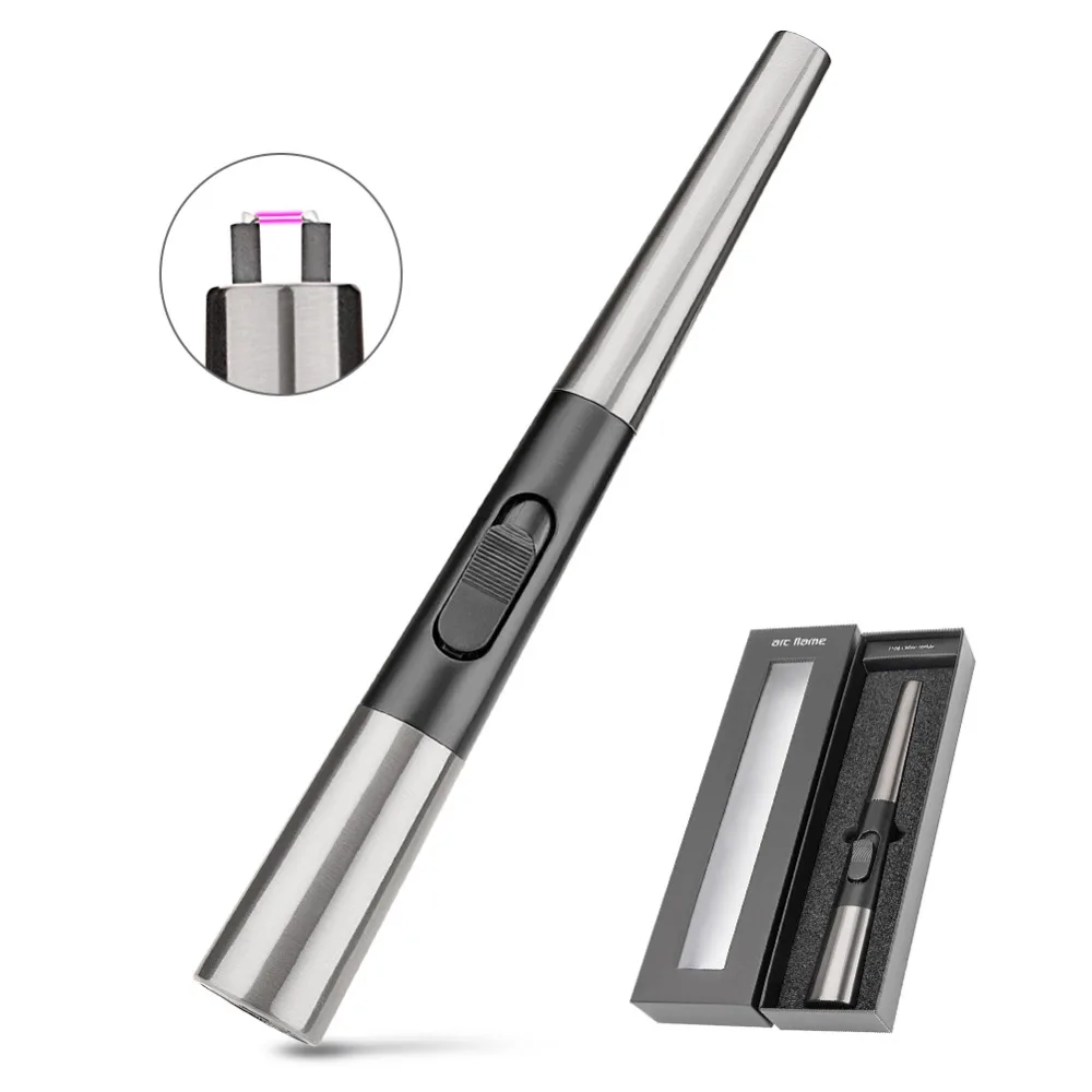 Гибкая Usb Электронная прикуриватель зажигалка плазменного зажигания для кухни