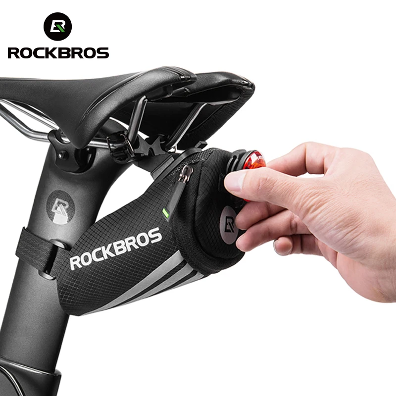 ROCKBROS Велоспортный велосипедный мини задний седло сумка портативный со