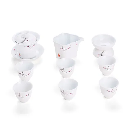 Керамический чайный набор кунг фу дом ру печь для обжига Белый чай горшок в виде