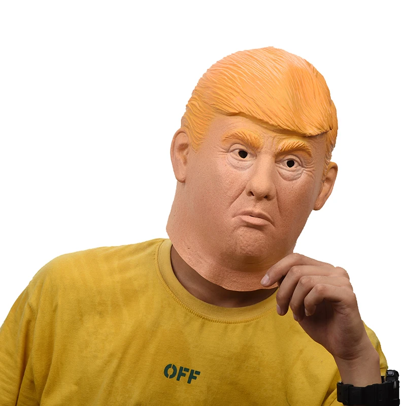 Латексная Маска американского президента Дональда Трампа, накладные маски, силиконовые маски для косплея, маскарадный костюм, Бальные реквизиты, подарки