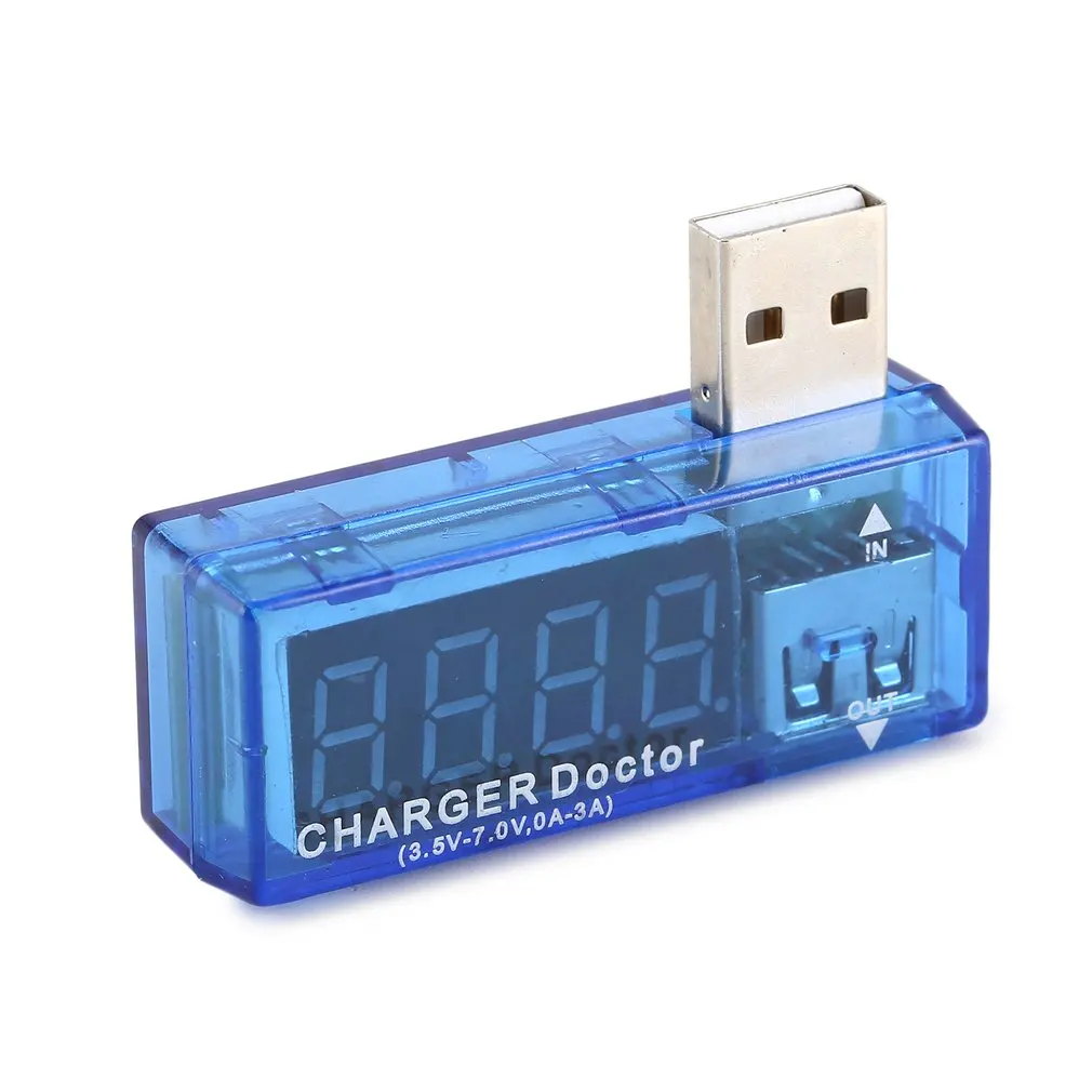 Цифровой USB зарядное устройство Доктор Ампер Вольтметр тестер напряжения тока