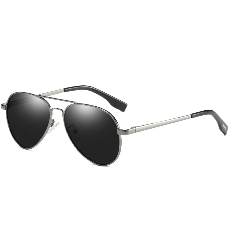 C2 gun black Классический Pilot, поляризационные солнцезащитные очки для женщин Для мужчин Для женщин антибликовые линзы бренд солнцезащитные очки для вождения, рыбалки, очки ретро PM0193 - Цвет линз: C2 gun black