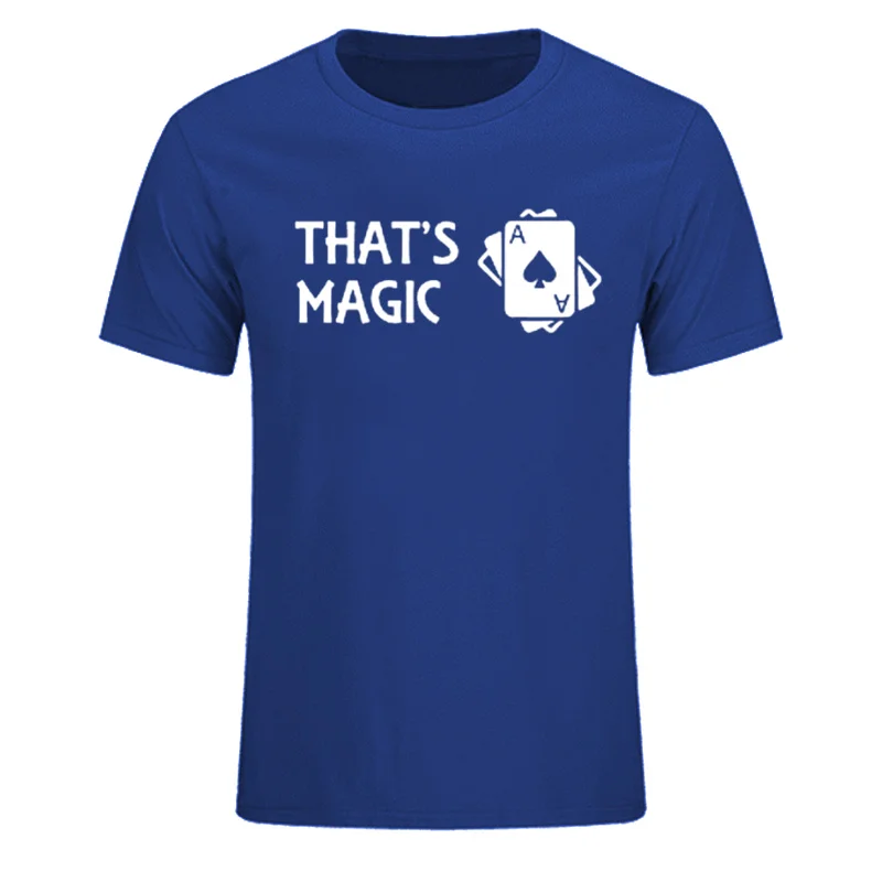 THAT'S MAGIC Black Magicians Poker забавные мужские футболки летняя модная качественная