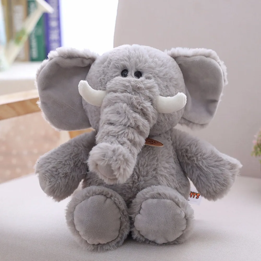 1pc 30cm Kawaii Elephant Plush Toys Infant Soft Doll For Sleeping Stuffed Animals Baby 's Playmate Gifts for Children Gift | Игрушки и