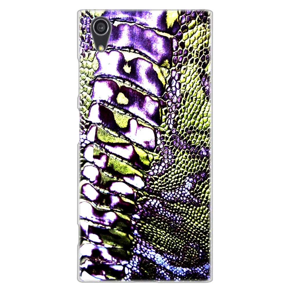 012 Модный чехол MLLSE с текстурой змеиной кожи для sony Xperia X XA XA1 XA2 Plus XA3 XZ XZ1 XZ2 XZ3 XZ4 Compact L1 L2 L3 - Цвет: 012