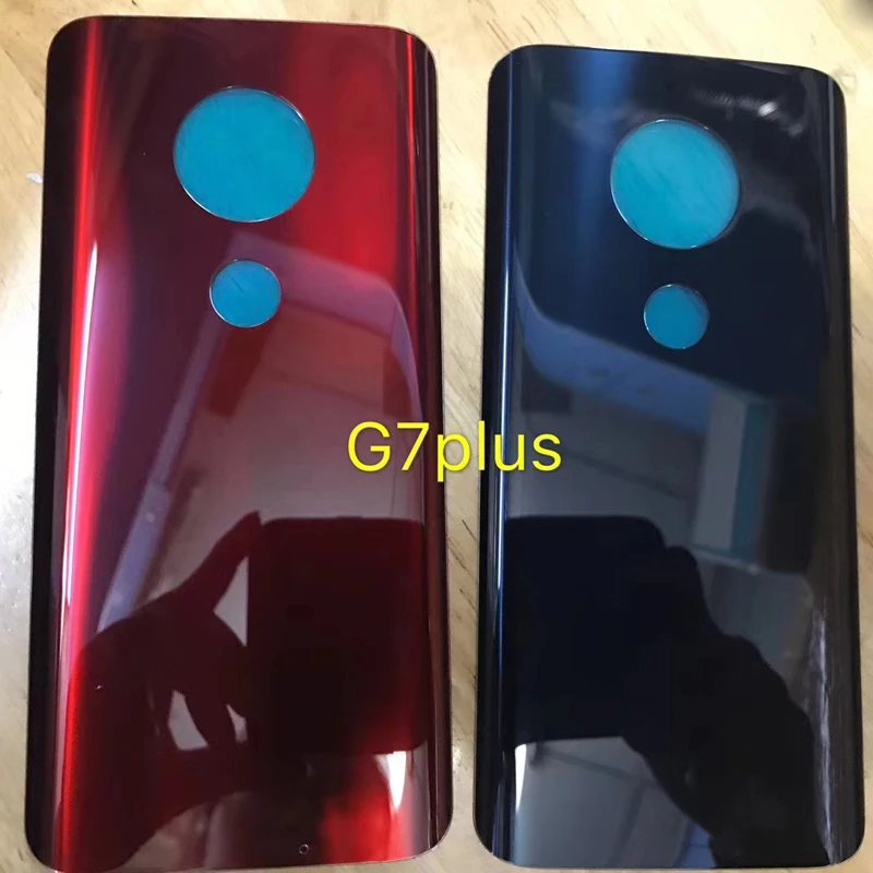 Для Motorola Moto G7 Plus Play Power 100% новая панель Задняя Крышка батарейного отсека защитный
