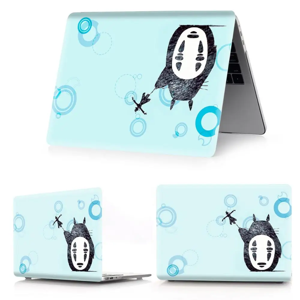 chouxiang Totoro Чехол для ноутбука с цветной печатью Тоторо для Macbook Air 11 13 Pro retina 12 13 15 дюймов для New Air 13 или New Pro 13 15 - Цвет: chouxiang Totoro