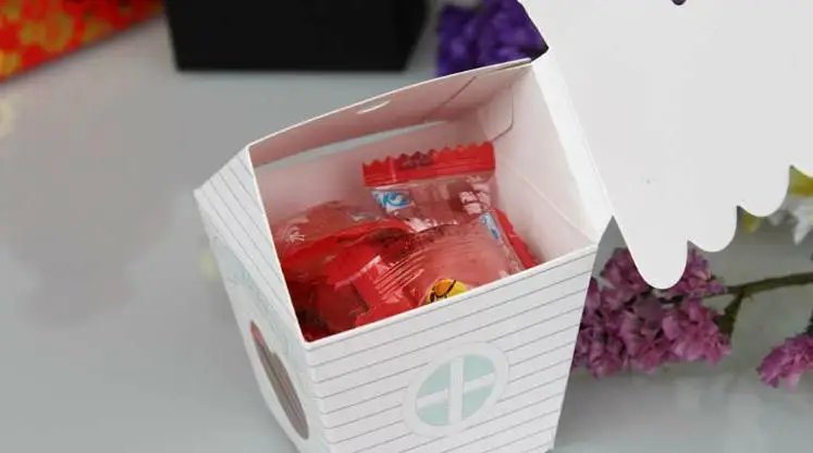 Мини-гнездо для любви домик Птицы Детская коробка конфет Свадебные коробки