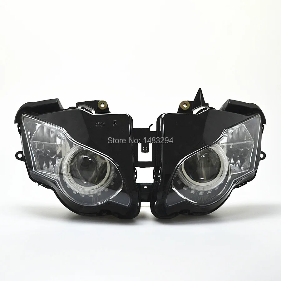 Модифицированный Белый Halo Eyes Blue Demon Собранный HID проектор конверсионная фара