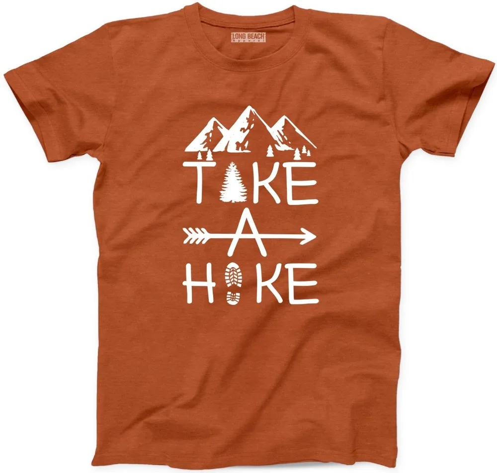 &quotTake A футболка Hike Funny Hiker Happy Camper New Adventure Mountain Graphic Tee 2019 хлопковая забавная с
