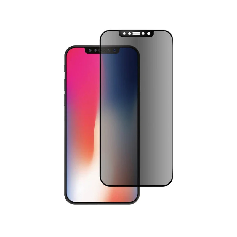 Антишпионское стекло UVR конфиденциальность для Apple iPhone X XS закаленное полное
