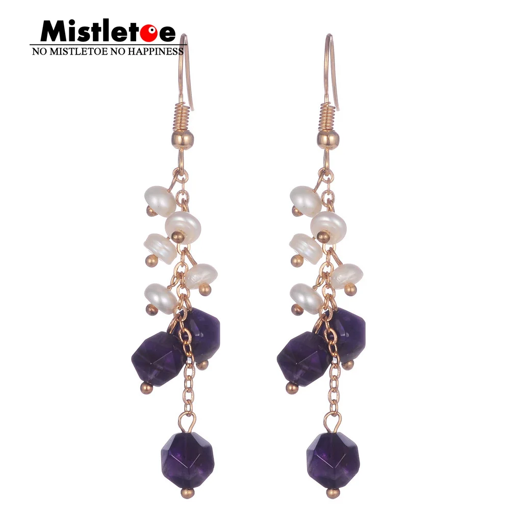 Сплав Винтаж Желтый Розовый Фиолетовый критал &amp висячие серьги из натурального