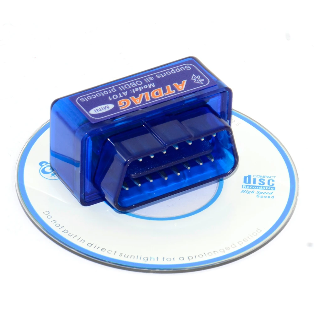 Оригинальный Автомобильный диагностический сканер ATDIAG Mini Elm327 V2.1 Bluetooth адаптер Elm