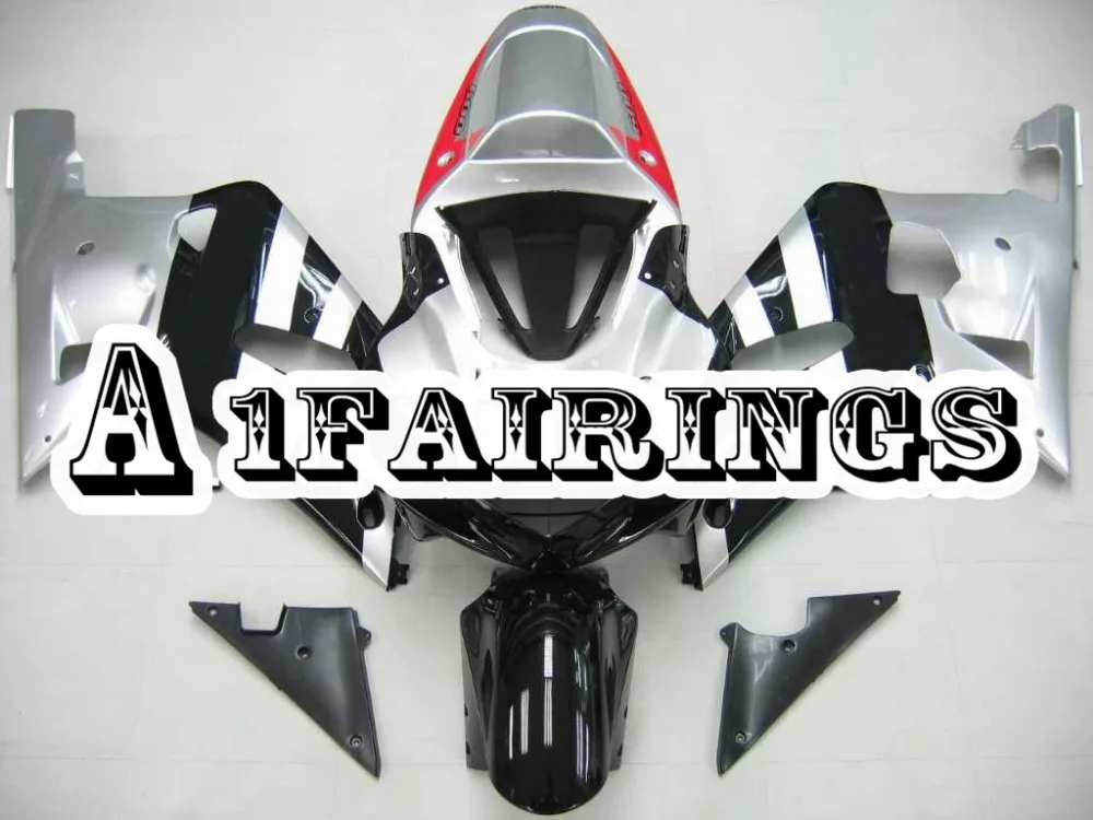 Silver Black Full Motorcycle Cowlings For Suzuki 2001 2002 2003 GSXR600/GSXR750 K1 01 02 03 Complete Body Frames | Автомобили и