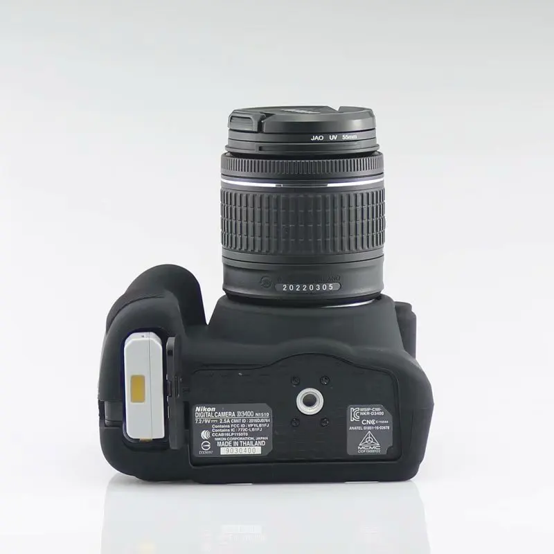 Силиконовая кожа брони Корпус Крышка корпуса протектор для Nikon D3400 корпуса DSLR Камера только в том случае