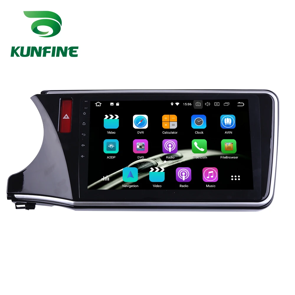 Android 9 0 Ram 4G Rom 64G PX6 Cortex A72 автомобильный DVD GPS мультимедийный плеер стерео для Honda city