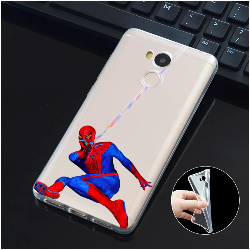 DREAMFOX M530 Lone Spiderman Мягкий ТПУ силиконовый чехол для Xiaomi Redmi Note 3 4 5 Plus 3S 4A 4X 5A Pro Global |