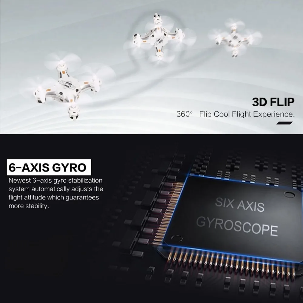 FQ777 124 2,4G 4CH шестиосевой гироскоп мини-Дрон 360 градусов флип Безголовый режим один ключ возврат RC Карманный Квадрокоптер RTF с светильник