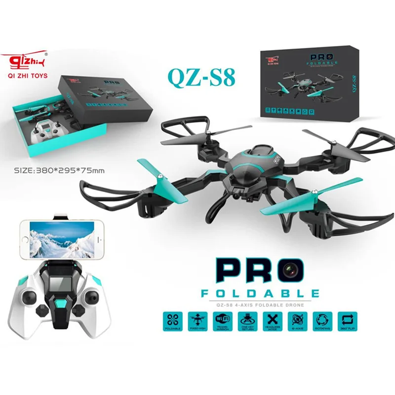 S8 WIFI FPV Безголовый Радиоуправляемый вертолет с 0.3MP HD камерой высоким режимом