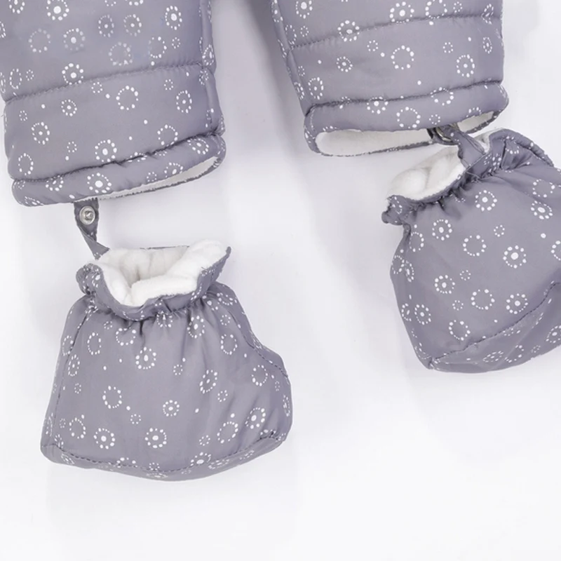 Детский хлопковый комбинезон с капюшоном принтом|clothes newborn|baby snowsuitjumpsuit boy |