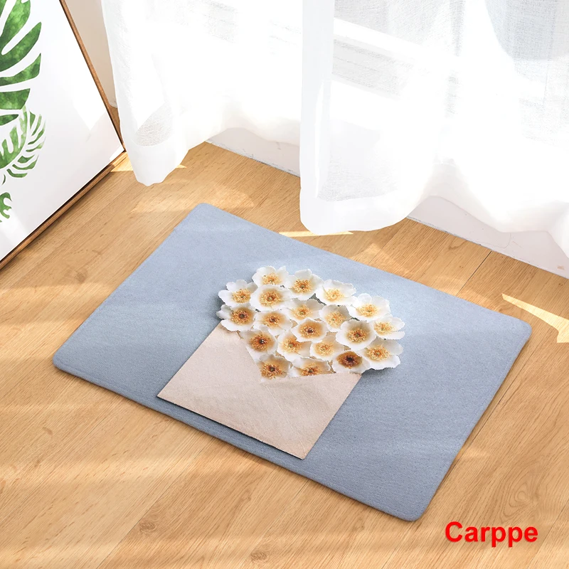 Новинка 2017 Декор для дома Красивые Цветочные ковры Нескользящие кухонные