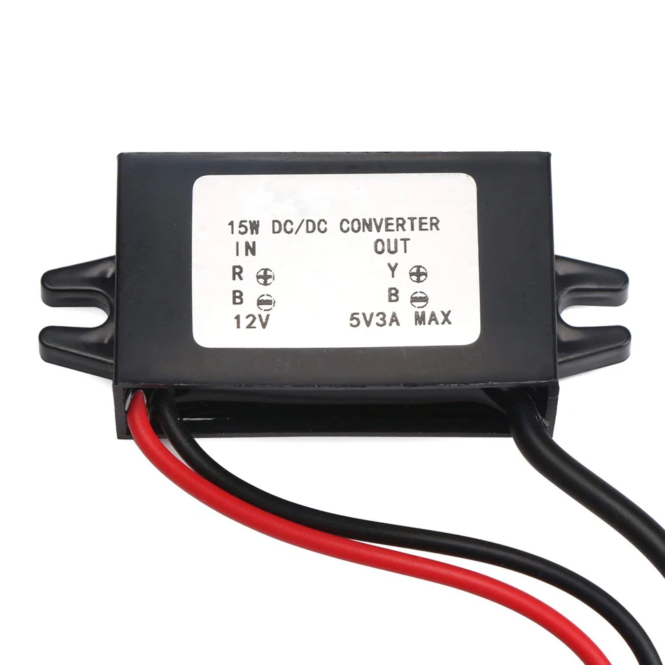 DC-DC понижающий модуль преобразователя от 12 В до 5 Micro USB выходной адаптер питания