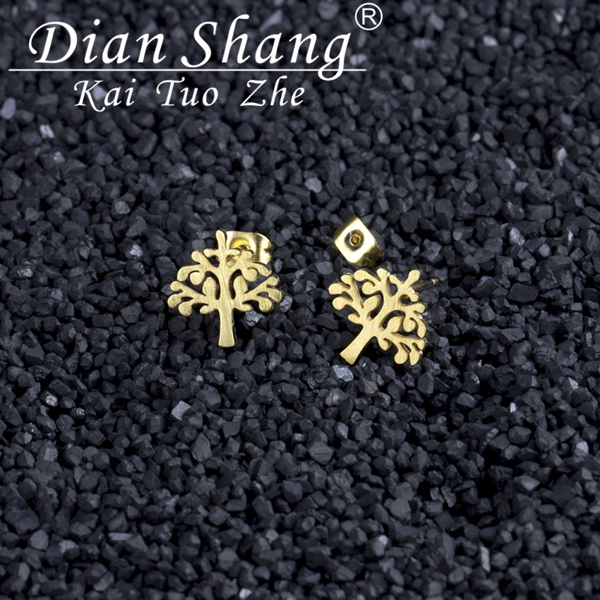 

Wholesale 10pairs Stainless Steel Leaf Flower Tree Shaped Earrings For Women Ear Bijoux Cute Tiny Earrings Fashion Retro Jewelry