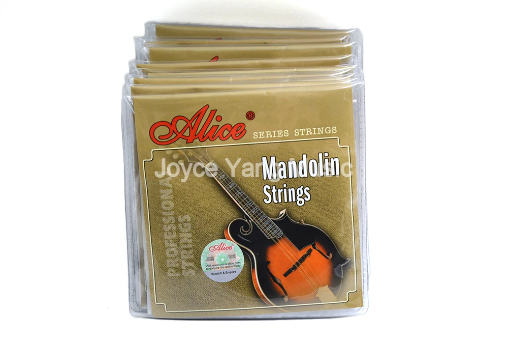 

10 Sets Alice AM03 Mandolin Strings Plated Steel&Silver Plated Strings 1st-4th 010-034 Free Shipping Wholesales