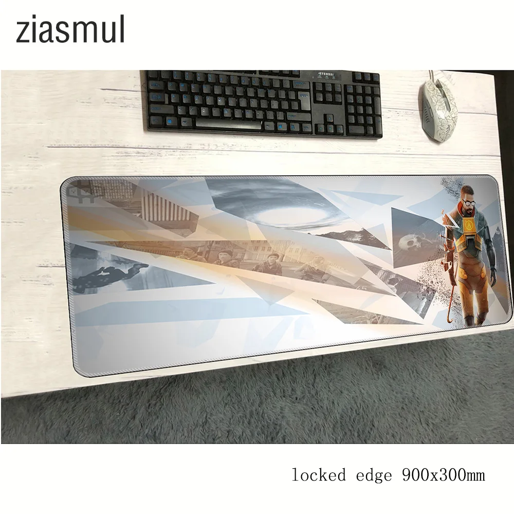 Игровой коврик для мыши half life 900x300x2 мм игровой ноутбука большой компьютерная