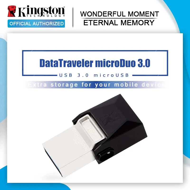 Оригинальный высокоскоростной флеш-накопитель Kingston microDuo 3 0 70 м/с 32 ГБ OTG USB двойной